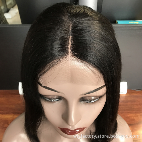 wholesale price cheep human bobs, lovely 4 *4 lace front human hair bobs wig,100% human hair wigs quickly shipping out